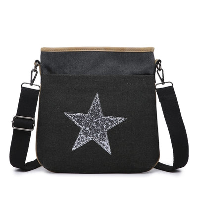 Black Star Messenger Bag