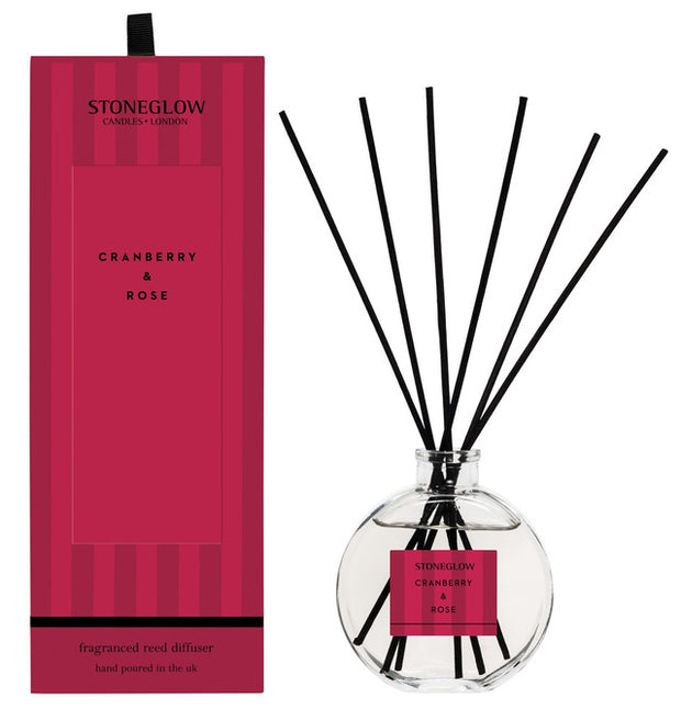 Cranberry and Rose - Scented Reed Diffuser