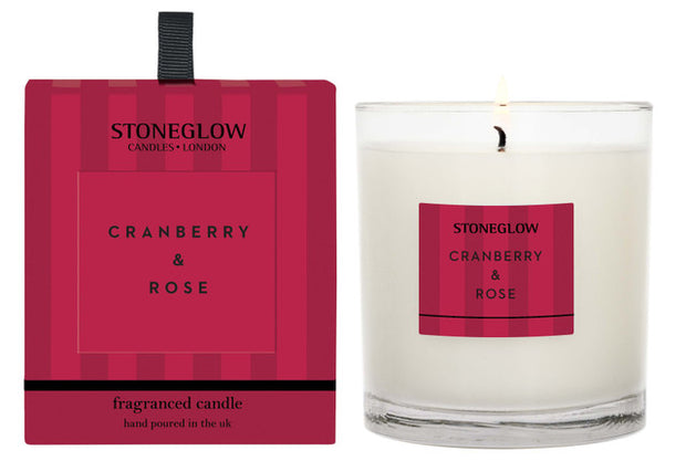 Cranberry and Rose - Scented Candle