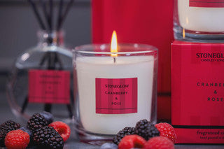 Cranberry and Rose - Scented Candle