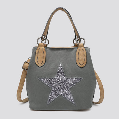Light Grey Star Bag