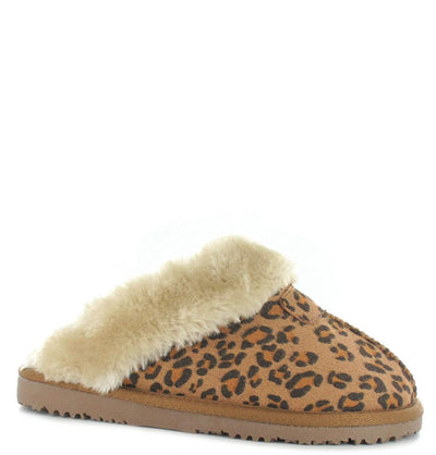 Tan leopard Slippers
